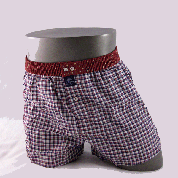 Merken :: Funderwear / Fun2wear :: Heren boxershorts wijd :: Fun2wear heren  boxershort wijd effen grijs melee