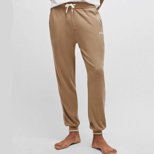 boss pyjama-lounge broek - Beige