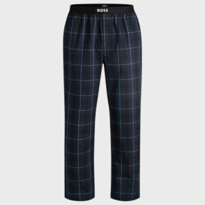 boss pyjama-lounge broek - Blauw Geruit
