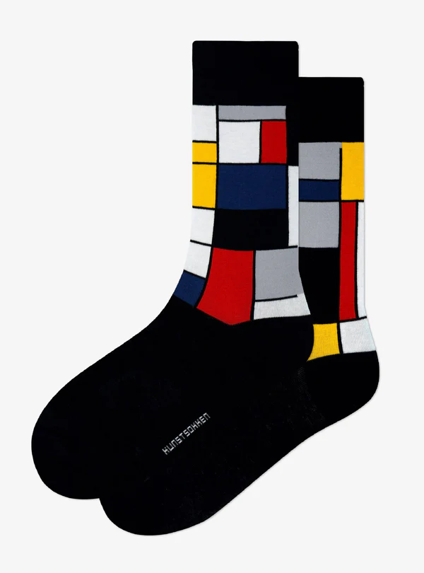 Kunstsokken - Compositie A , Piet Mondriaan