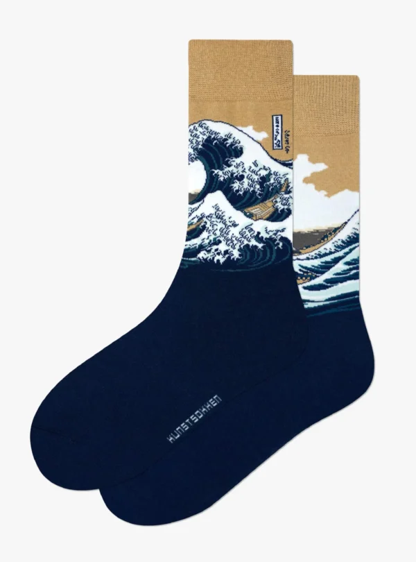 Kunstsokken - De Grote Golf van Kanagawa