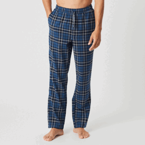 Björn Borg heren Core Flannel pyjamabroek - Blauw