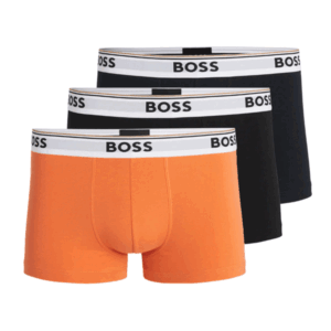 BOSS 3-pack boxershorts trunk - OranjeZwart