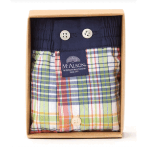 Mc Alson boxershort met binnenbroek - McTartan red/green M5132