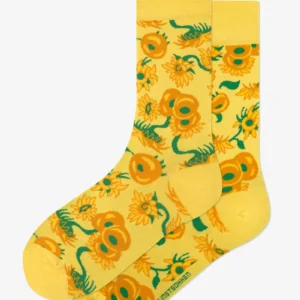 Kunstsokken - Zonnebloemen