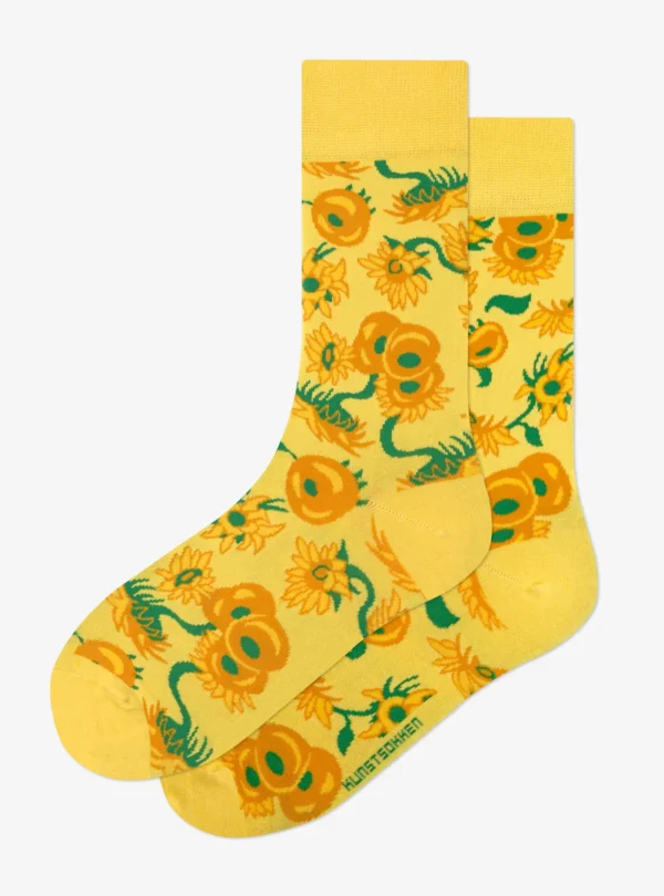Kunstsokken - Zonnebloemen
