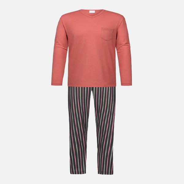 Mey heren pyjamaset - Rose Brick