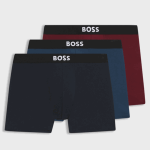 BOSS 3-pack boxerbriefs - Blauw / Rood