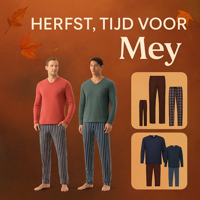 🍂 Nieuw binnen: Mey Loungewear & Pyjama’s