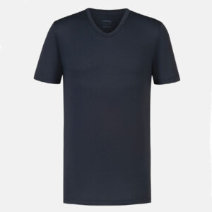 Mey heren T-shirt V-hals - Iconic Modal - Blauw